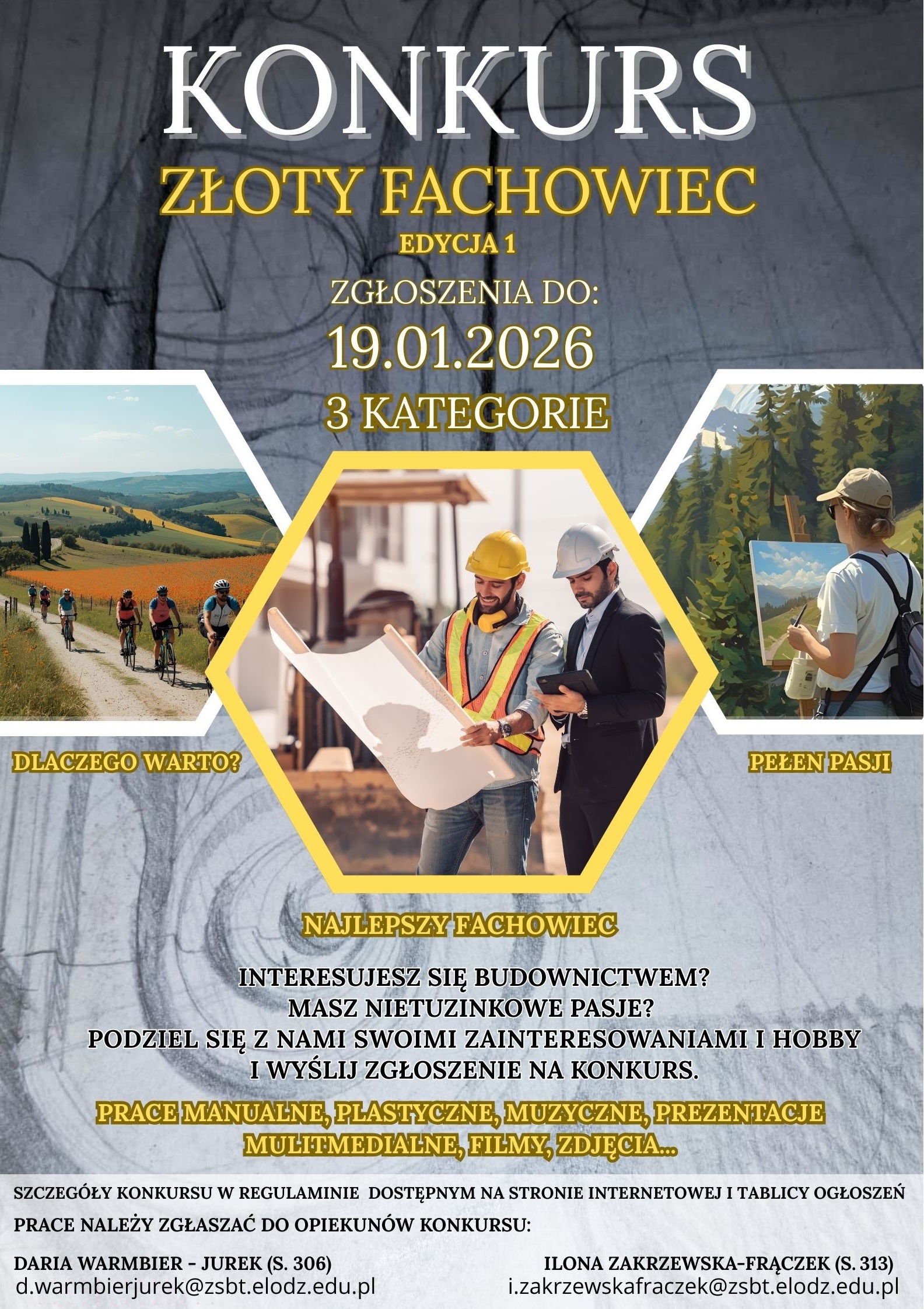 plakat złoty fachowiec