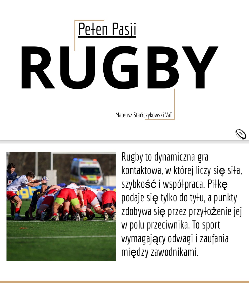 Mateusz Stańczykowski, Pełen Pasji - RUGBY