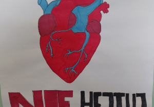 prace uczniów wykonane podczas tygodnia przeciwdziałania przemocy