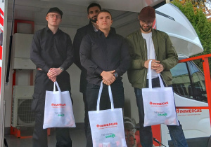 Uczniowie ZSBT podczas Dnia pompy ciepła