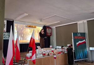 Uroczystość w ZSBT z okazji Dnia Niepodległości 11 Listopada