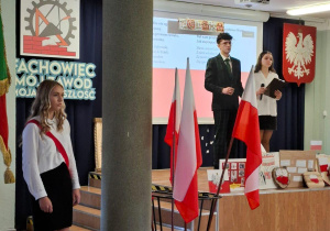 Uroczystość w ZSBT z okazji Dnia Niepodległości 11 Listopada