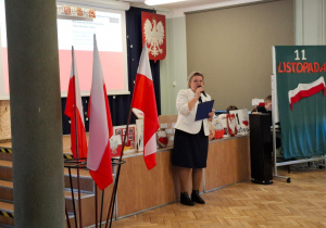 Uroczystość w ZSBT z okazji Dnia Niepodległości 11 Listopada