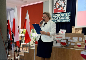 Uroczystość w ZSBT z okazji Dnia Niepodległości 11 Listopada