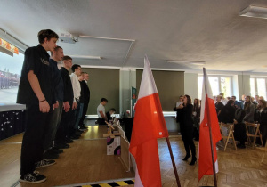 Uroczystość w ZSBT z okazji Dnia Niepodległości 11 Listopada