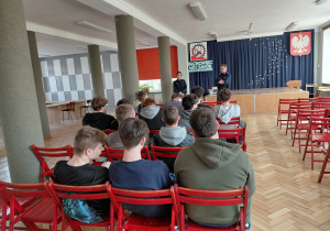 Zajęcia z Policją dla klas pierwszych