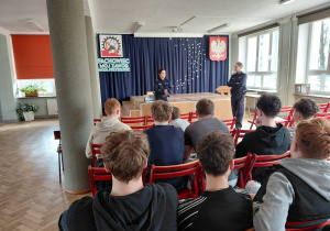 Zajęcia z Policją dla klas pierwszych