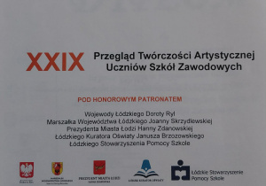 XXXIX Przeglądzie Twórczości Artystycznej Uczniów Szkół Zawodowych