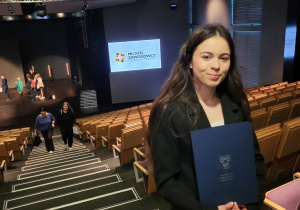 Julia z Profesor Płocką - nauczycielem przedmiotów zawodowych